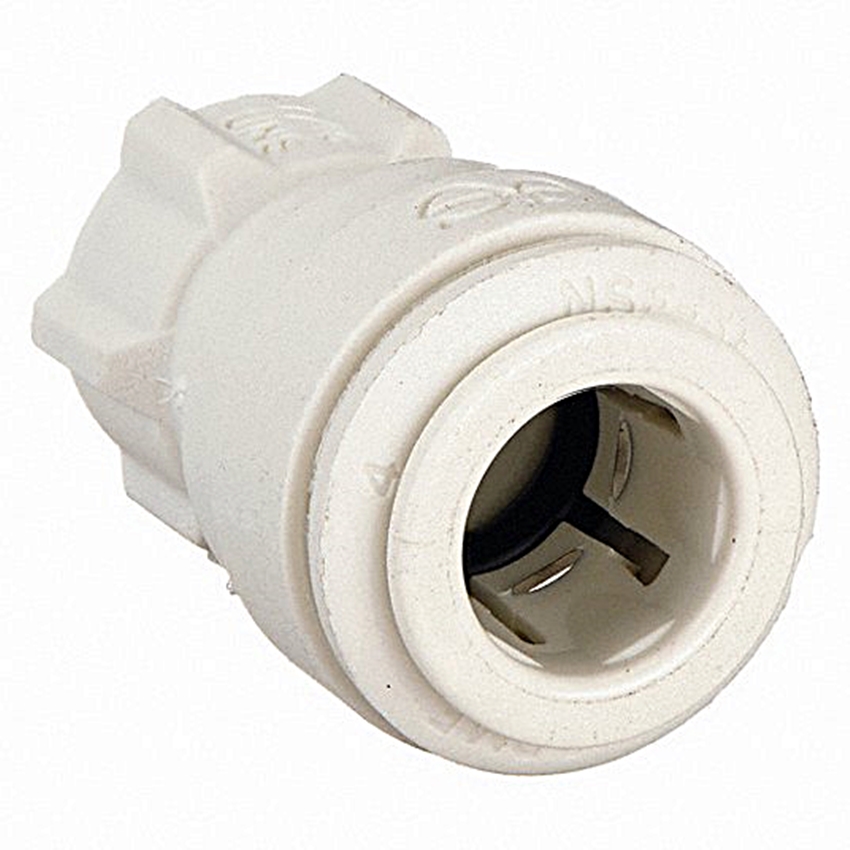 (image for) John Guest PP3208U7W-U Female Connector 1/4 Tube X 1/4 Comp (10) - Click Image to Close